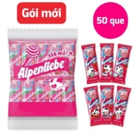 Kẹo Mút Alpenliebe Hương Dâu Kem